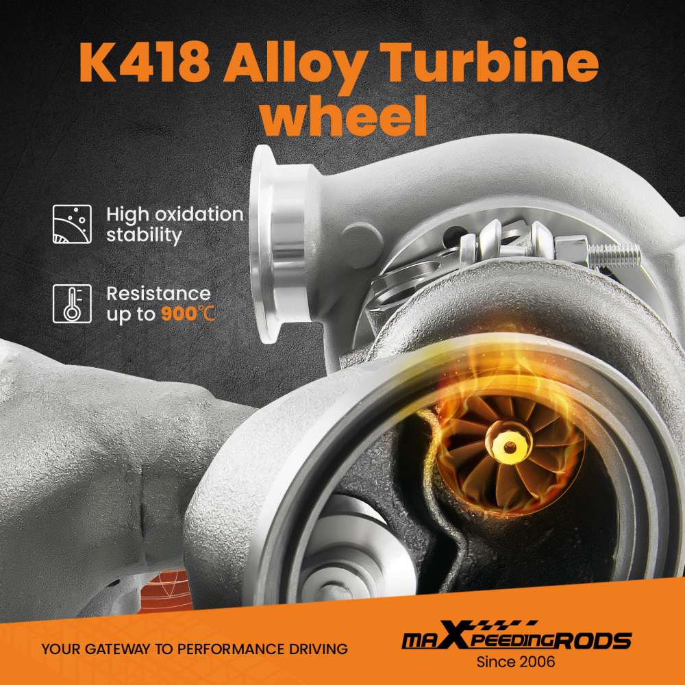 Billet Wheel Turbo compatible for charger compatible for BMW 135i 335I 335xi N54 3.0L E82 E88 E90 E91 E92