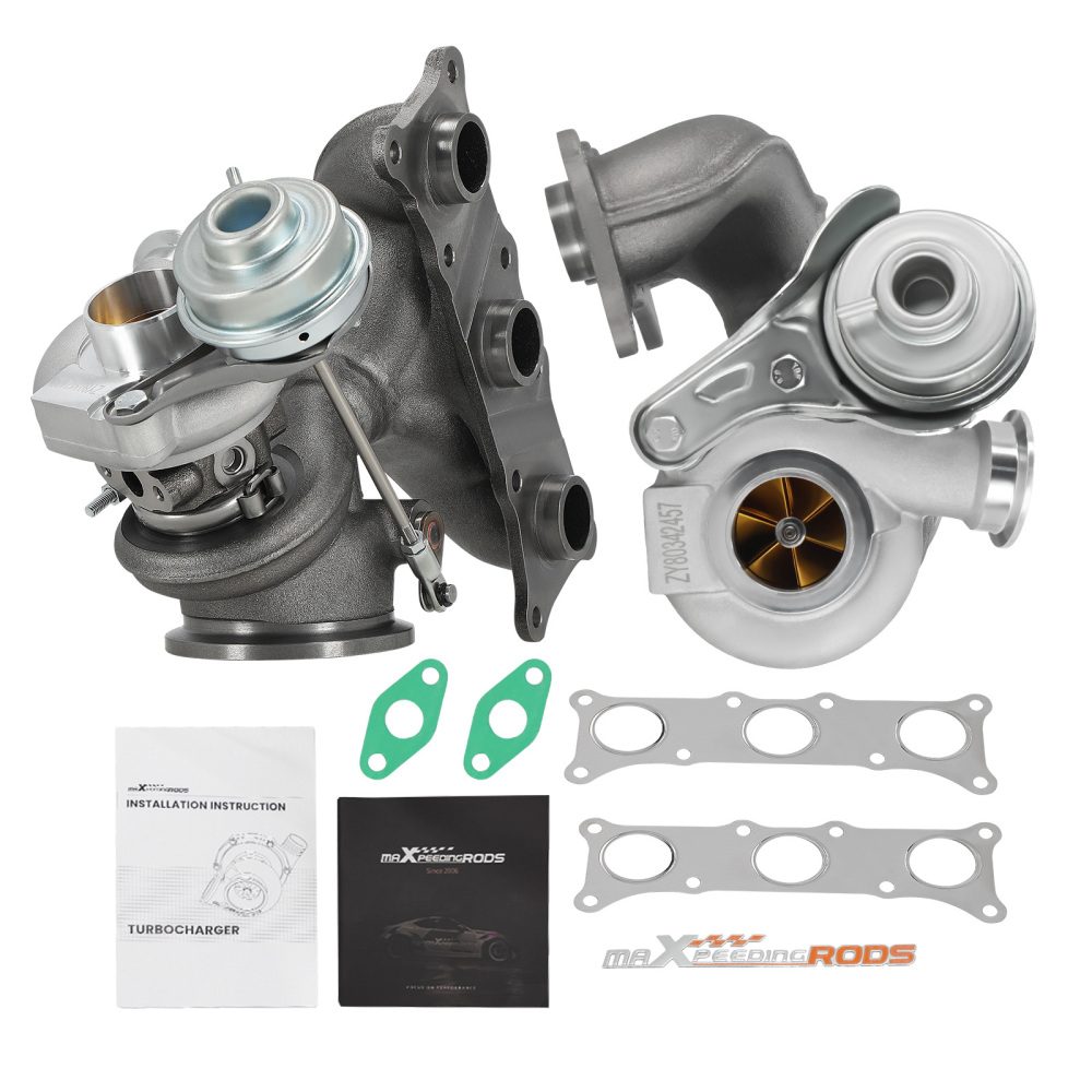 Upgraded Billet Twin Turbo TD03 Compatible For BMW N54 3.0 135i 335i 335xi 2006-2011