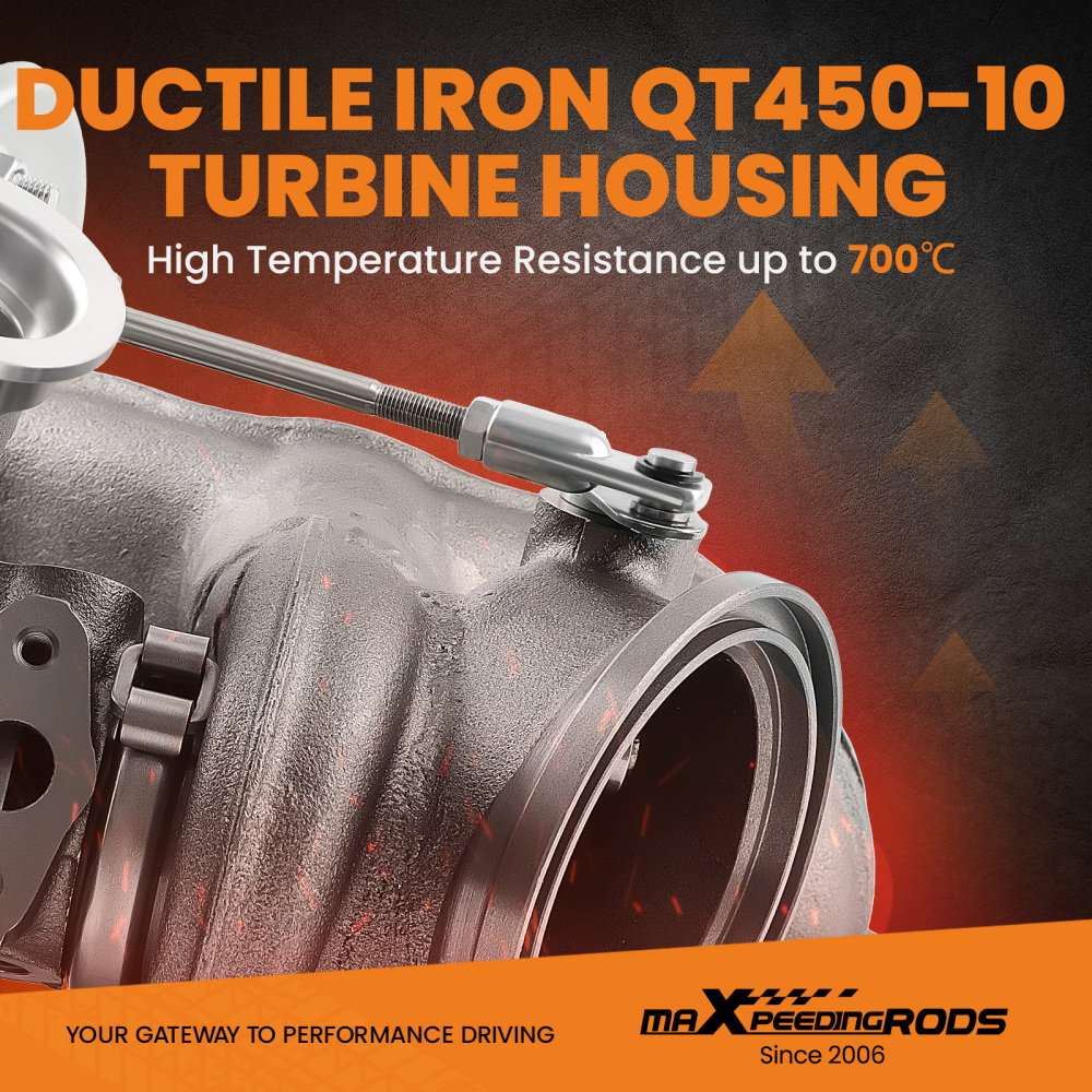 Turbocharger compatible for BMW N54 3.0L Turbo 135i 335i 335xi 335is N54B30 49131-07041