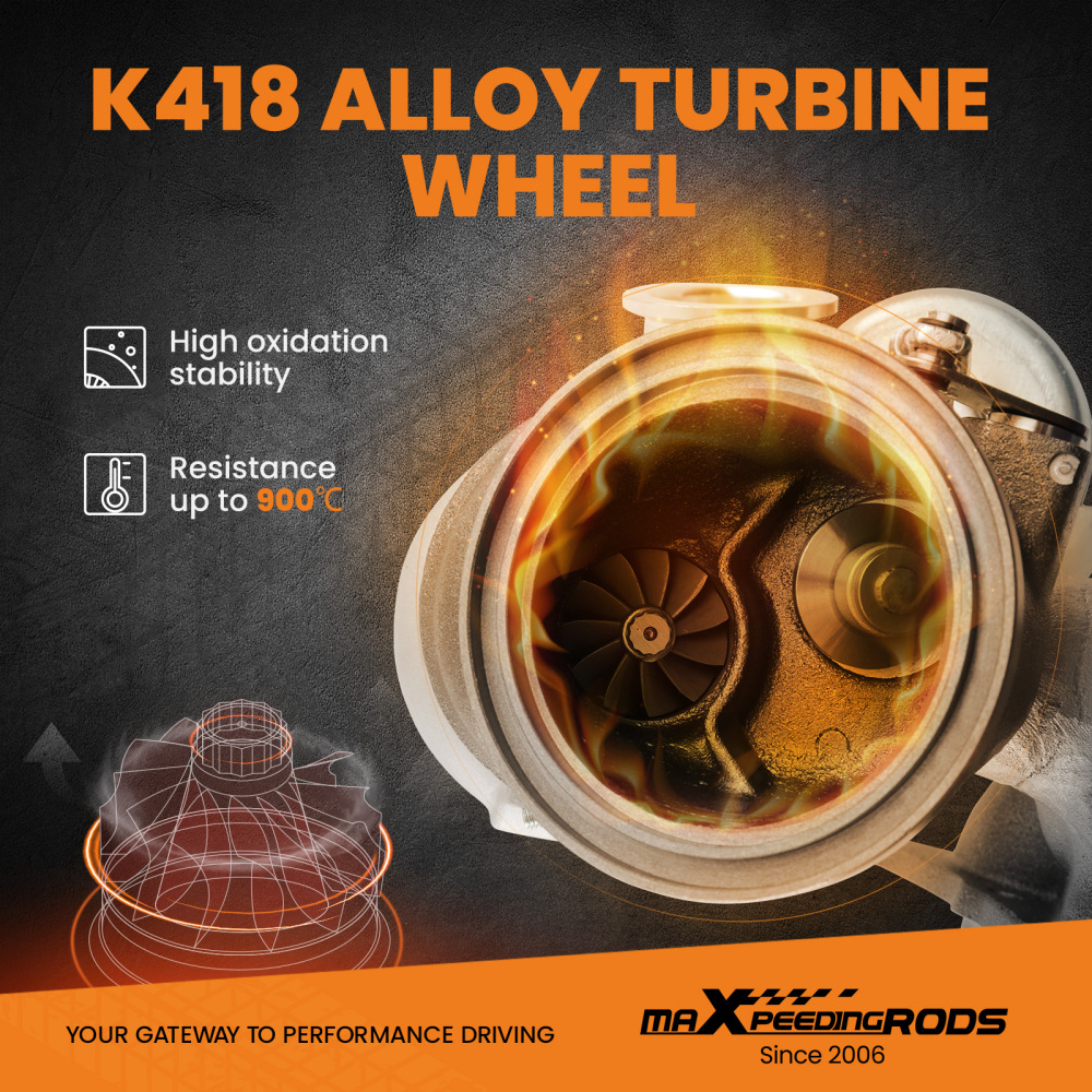 Turbocharger compatible for BMW N54 3.0L Turbo 135i 335i 335xi 335is N54B30 49131-07041