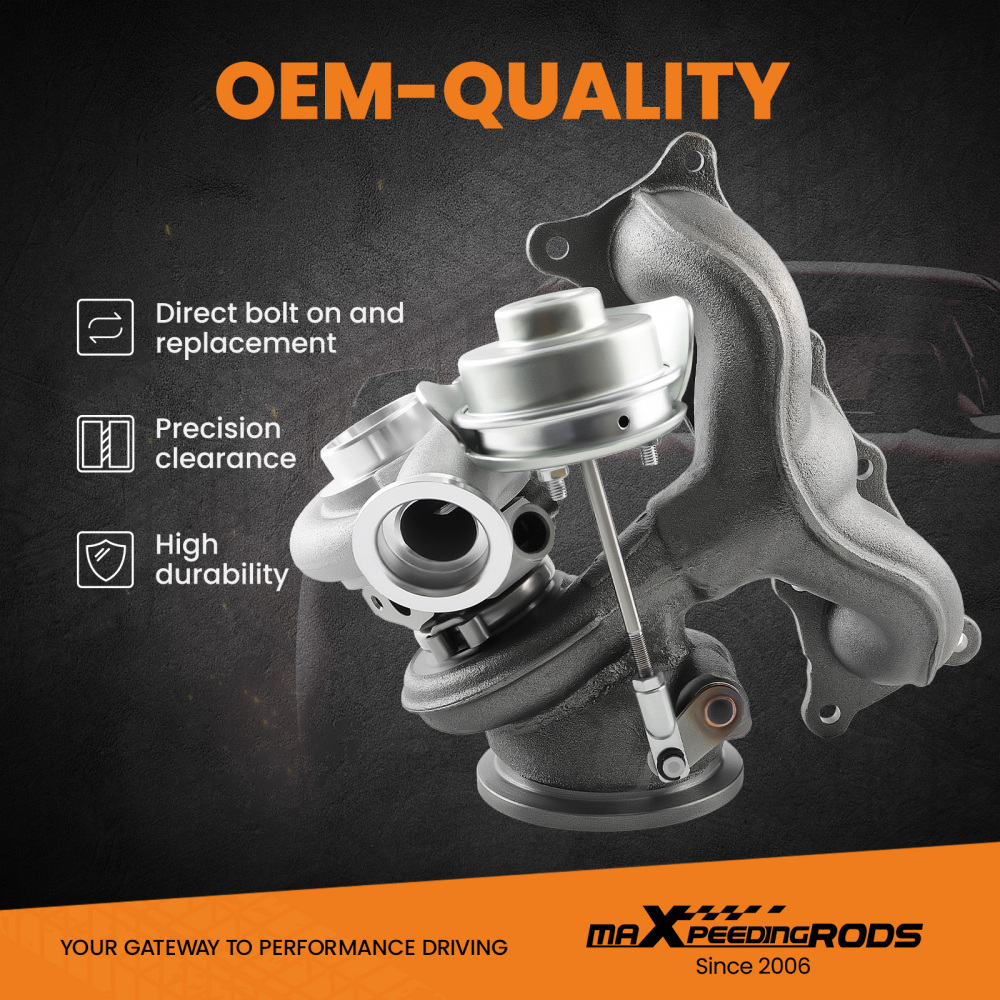 Turbocharger compatible for BMW N54 3.0L Turbo 135i 335i 335xi 335is N54B30 49131-07041