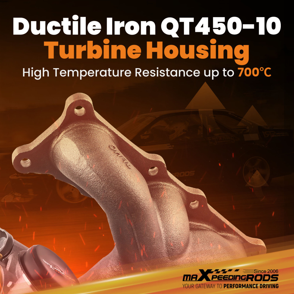 Turbo compatible for BMW X6 35i 740i 740Li 3.0L N54 N54B30 2008-2016 TD03 Turbocharger