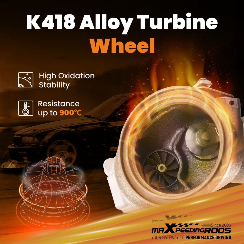 Turbo compatible for BMW X6 35i 740i 740Li 3.0L N54 N54B30 2008-2016 TD03 Turbocharger