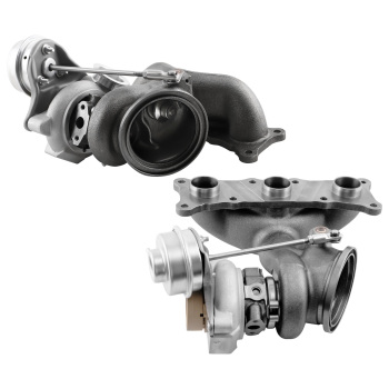 Twin Turbo Turbocharger compatible for BMW X6 2008-16 740i 740Li xDrive N54 TD03 3.0L