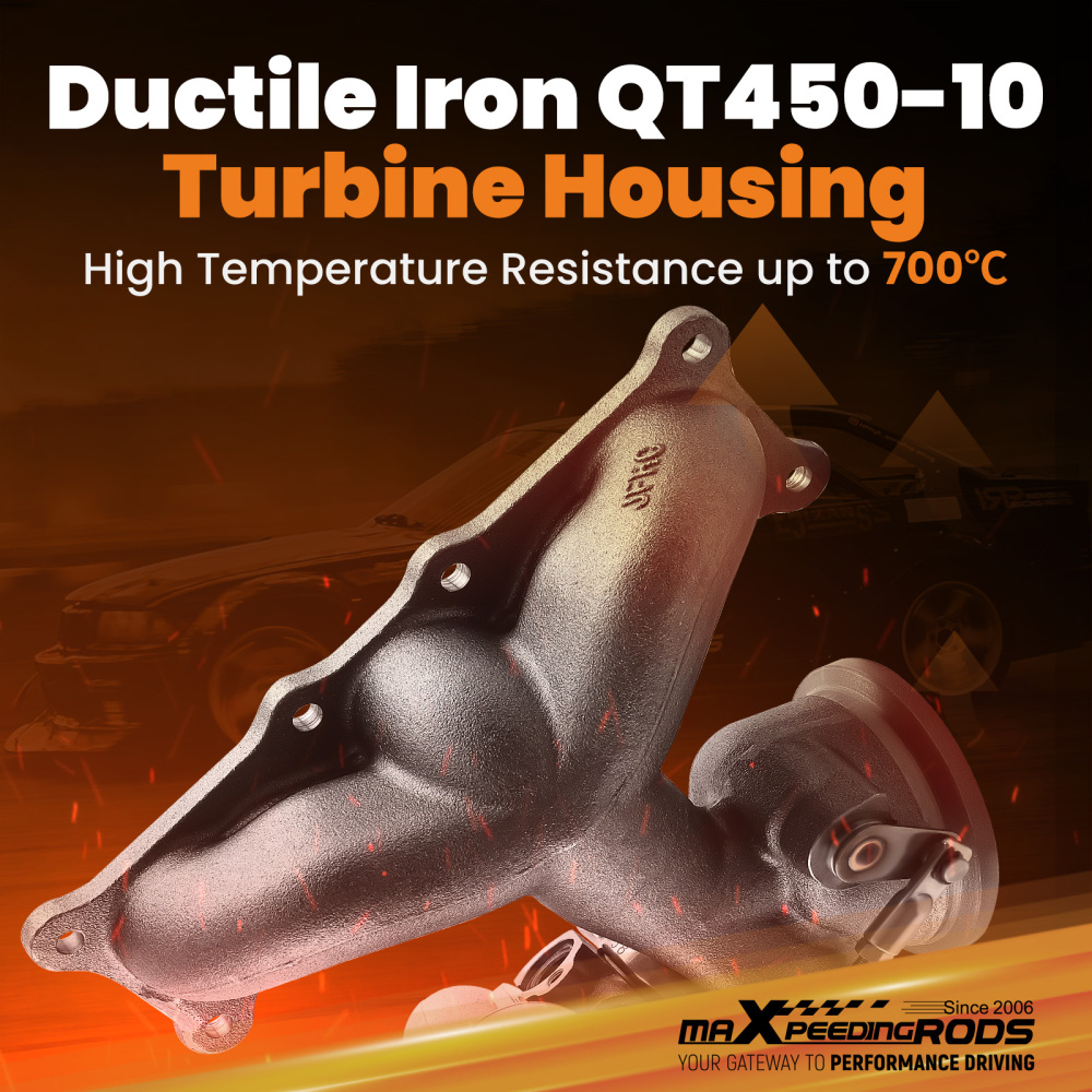 Twin Turbo Turbocharger compatible for BMW X6 2008-16 740i 740Li xDrive N54 TD03 3.0L