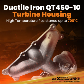 Twin Turbo Turbocharger compatible for BMW X6 2008-16 740i 740Li xDrive N54 TD03 3.0L