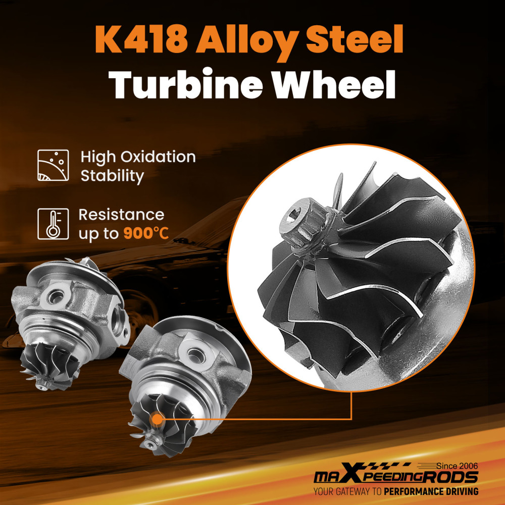 Pair TD03 Turbo Cartridge CHRA compatible for BMW N54 3.0L X6 740i 740Li 326HP 306HP