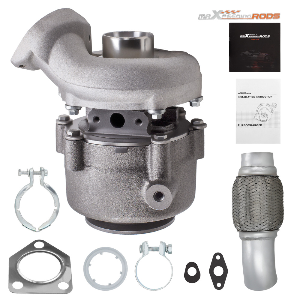 Turbocharger w/ Flexible Pipe compatible for BMW 1 3 Series E87 E90 49135-05671 150HP