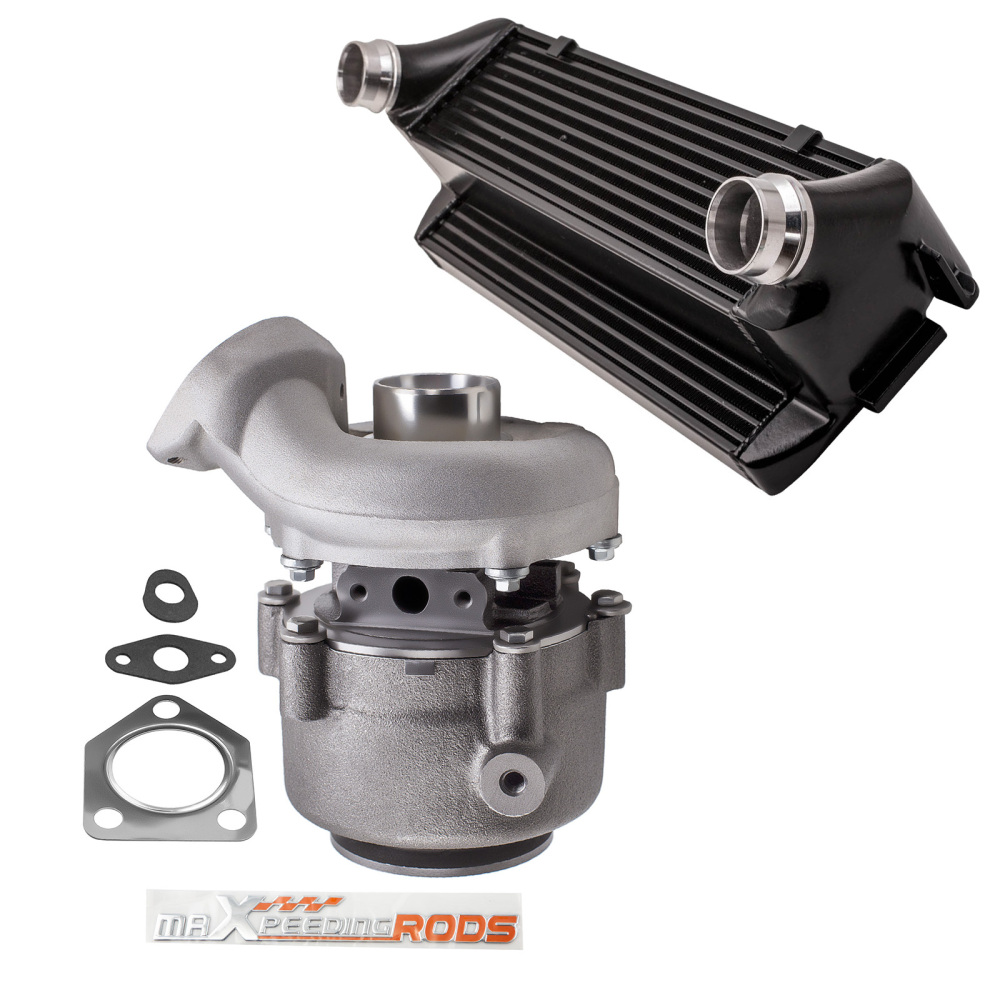 Turbocharger + Intercooler 49135-05671 compatible for BMW E90 320D 120D 163HP M47TU2D20