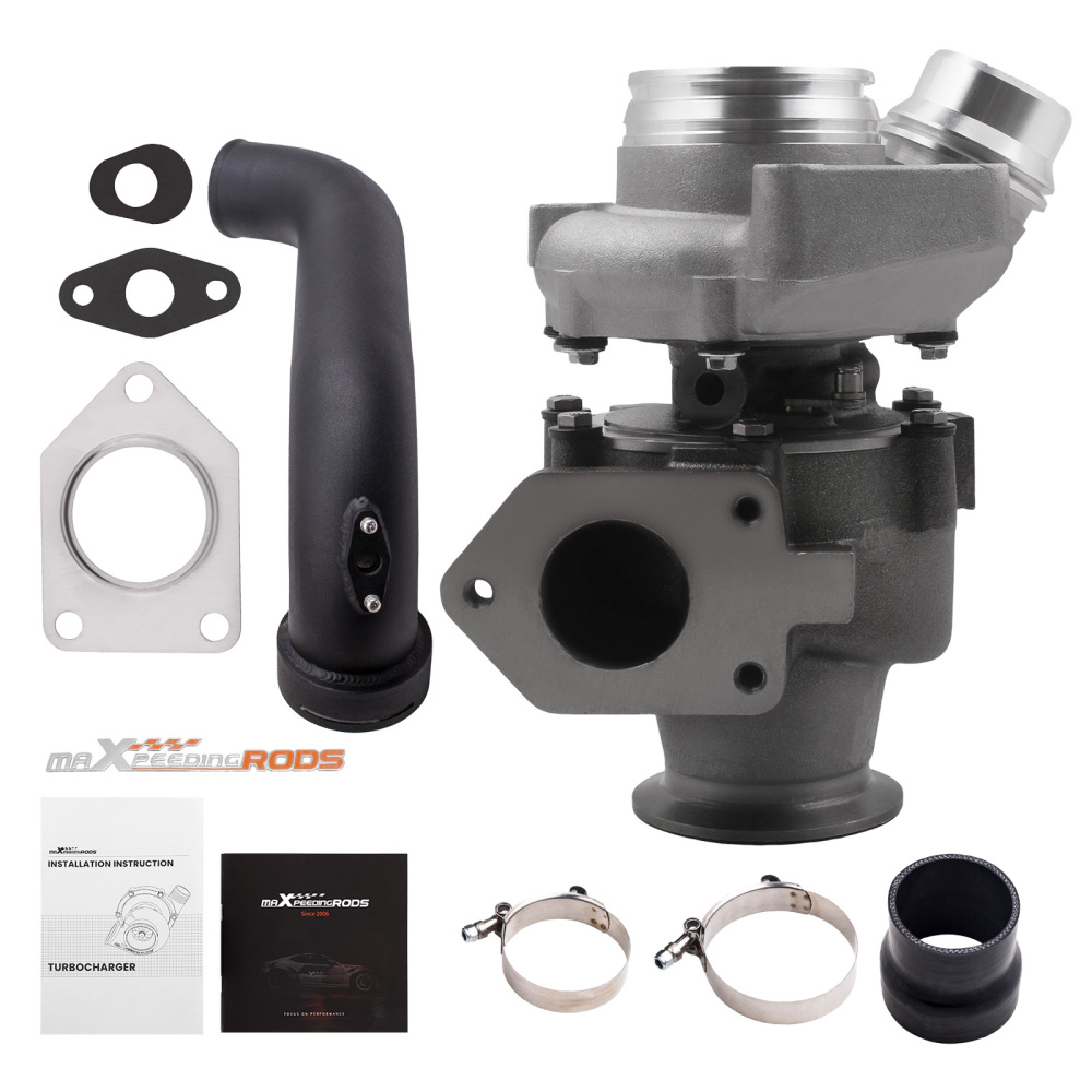 Turbo compatible for BMW 120D 320D 520DX3 2.0 177HP TF035 49135-05870 w/ Intercooler Pipe