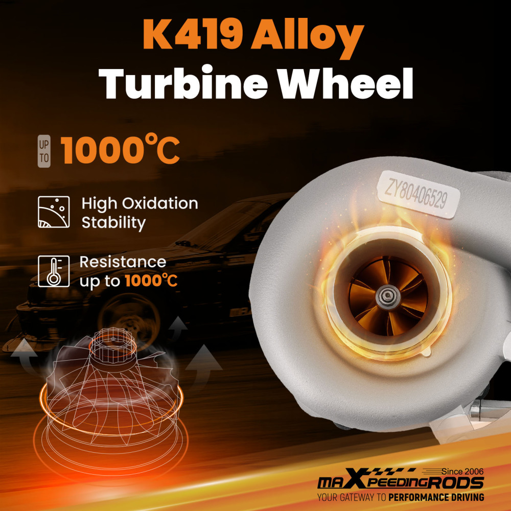 Turbocharger compatible pour Hyundai Santa Fe 2.2 Crdi 155CV 49135-07100 28231-27800 Billet