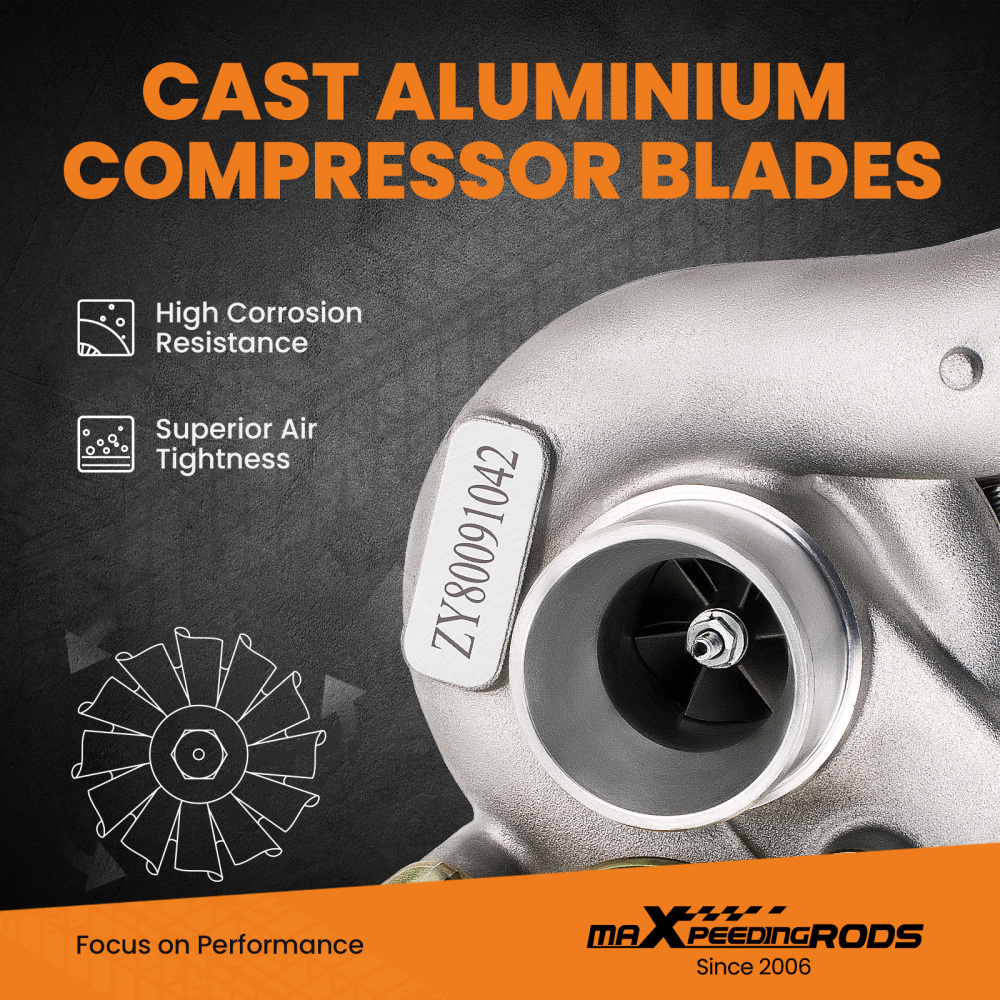 Compatible for Opel Vauxhall 1.7D 860036 49173-06503 49173-06501 49173-06500 Turbocharger