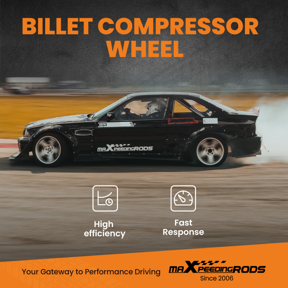 Billet Compressor Wheel turbo compatible for Charger compatible for Citroen C3 C4 Xsara 1.6 HDi DV6B DV6ATED4 49173-07507