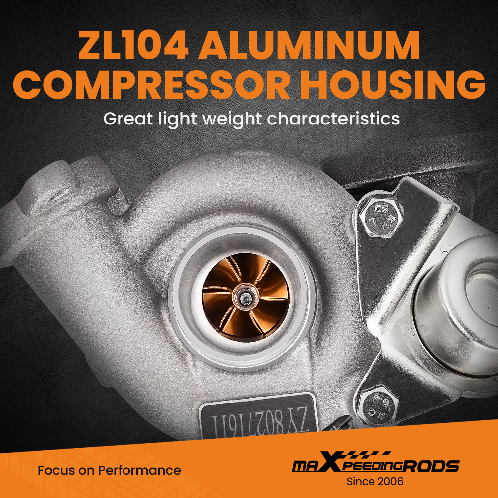 Billet Compressor Wheel turbo compatible for Charger compatible for Citroen C3 C4 Xsara 1.6 HDi DV6B DV6ATED4 49173-07507