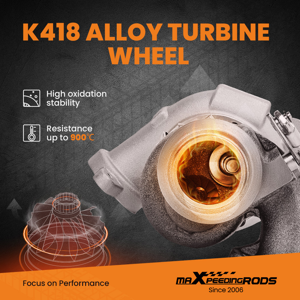 TD025S2 turbo compatible pour Peugeot 1.6 HDI compatible pour Citroen C3 C449173-07508 compresseur