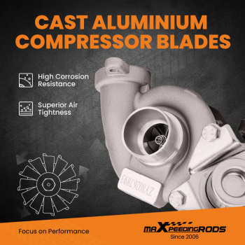 TD025S2 turbo compatible pour Peugeot 1.6 HDI compatible pour Citroen C3 C449173-07508 compresseur