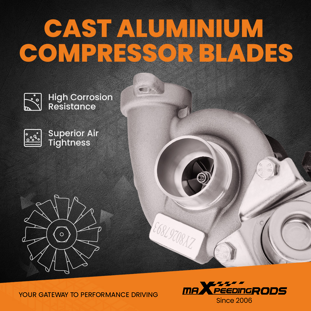 TD025 Turbo Turbocharger Compatible For Peugeot 207 307 308 1.6 DV6B DV6ATED4 90 hp 2005-