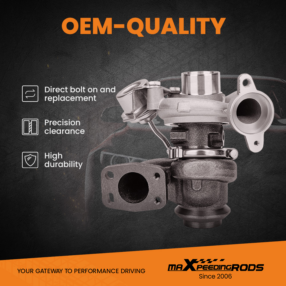 TD025 Turbo Turbocharger Compatible For Peugeot 207 307 308 1.6 DV6B DV6ATED4 90 hp 2005-