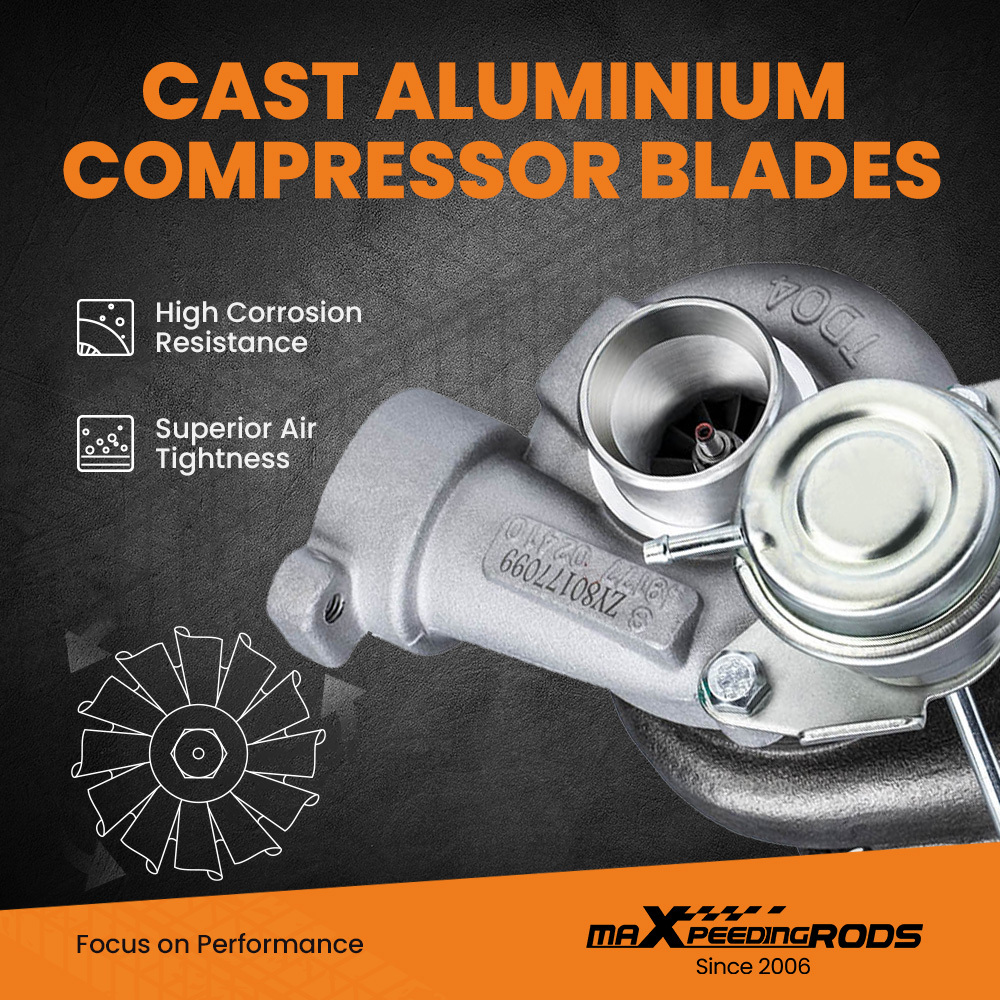 Turbocompressor Turbocharger compatibile per Mitsubishi GT3000 3.0/V6 Left TD04-09B-4 Turbo