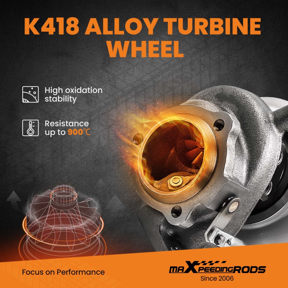 Compatible for Saab 9-3 9-5 TD04HL-15T 99-05 49189-01800 Turbo compatible for Charger Turbocharger