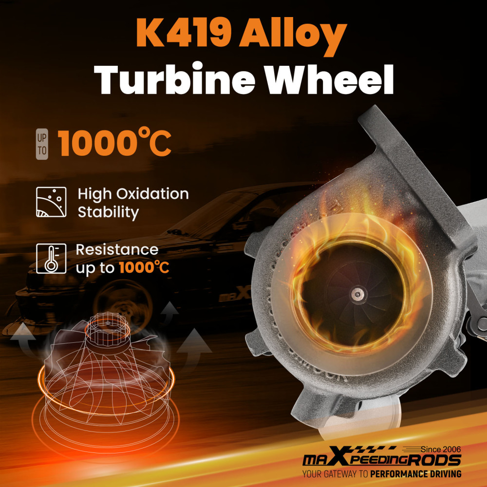 Billet Turbocompresseur compatible pour BMW 520 d (F07 / F10 / F11) 135kw N47D20 2010- TF035