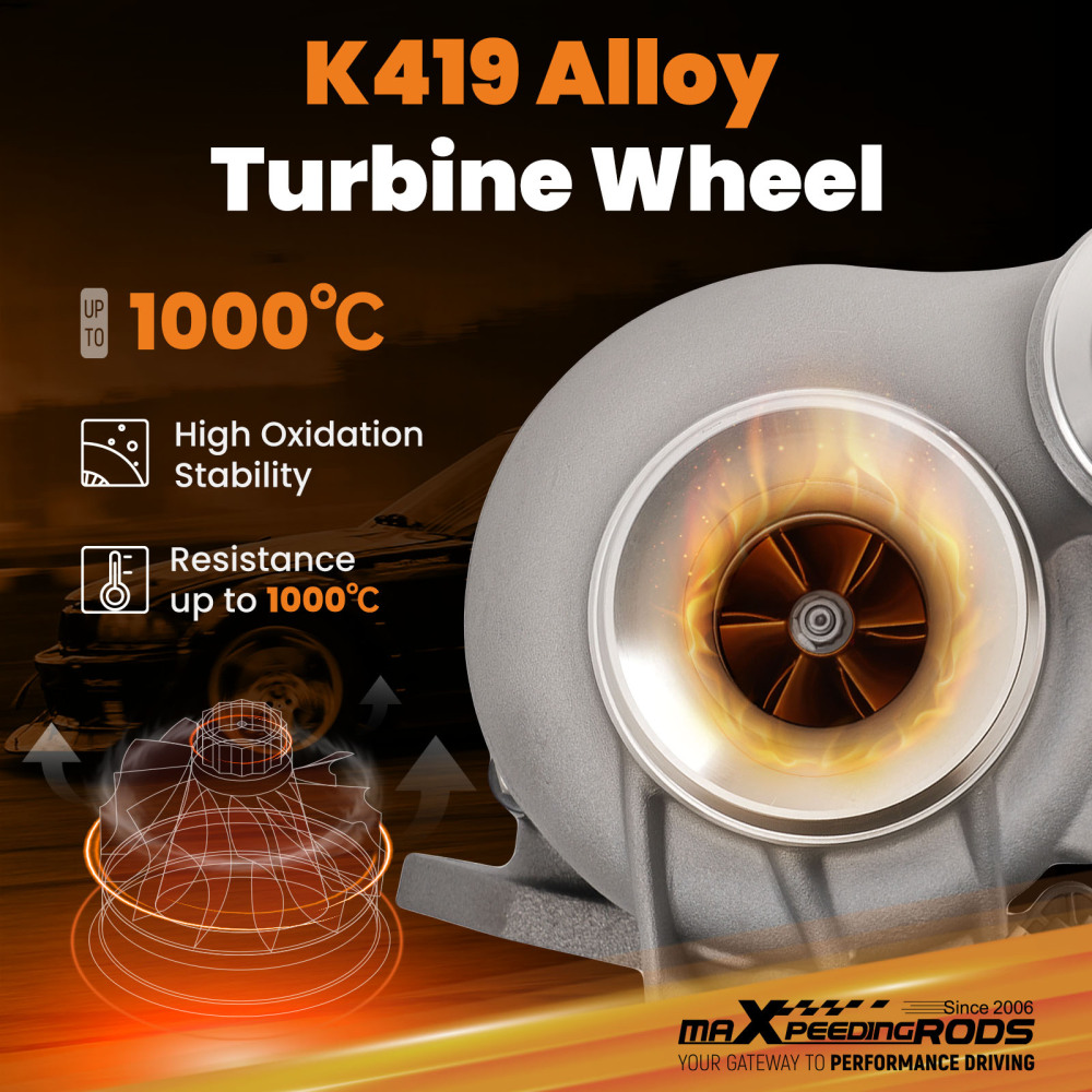 Upgrade Turbocharger compatible for BMW 520d F07 F10 F11 135kw 2010- 49335-00620 N47D20