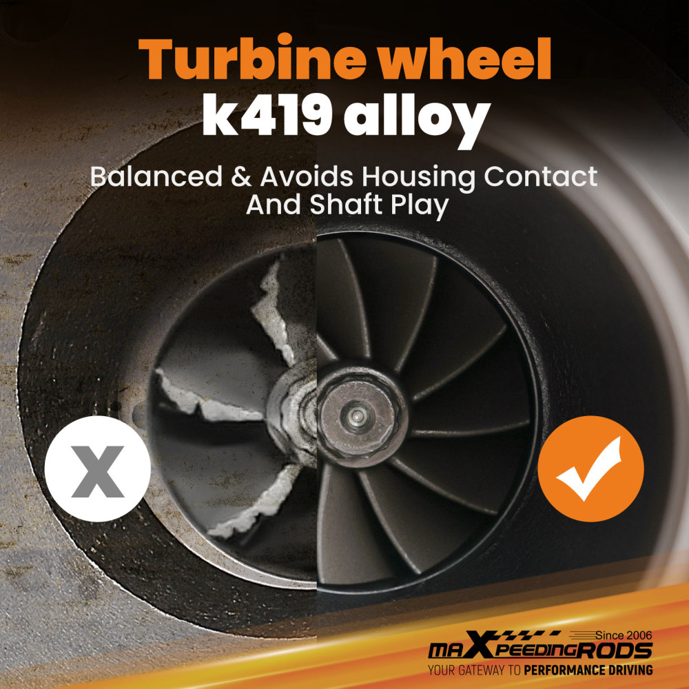 Turbo Turbocharger compatible for BMW X1 E84 135kw N47D20 2012- 11658512465 Billet Wheel