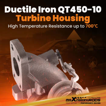 Turbo Turbocharger compatible for Citroën Ford Peugeot 1.6 1560 compatible for ccm 68 KW 92 PS 49373-02002