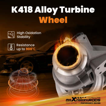 Turbo Turbocharger compatible for Citroën Ford Peugeot 1.6 1560 compatible for ccm 68 KW 92 PS 49373-02002