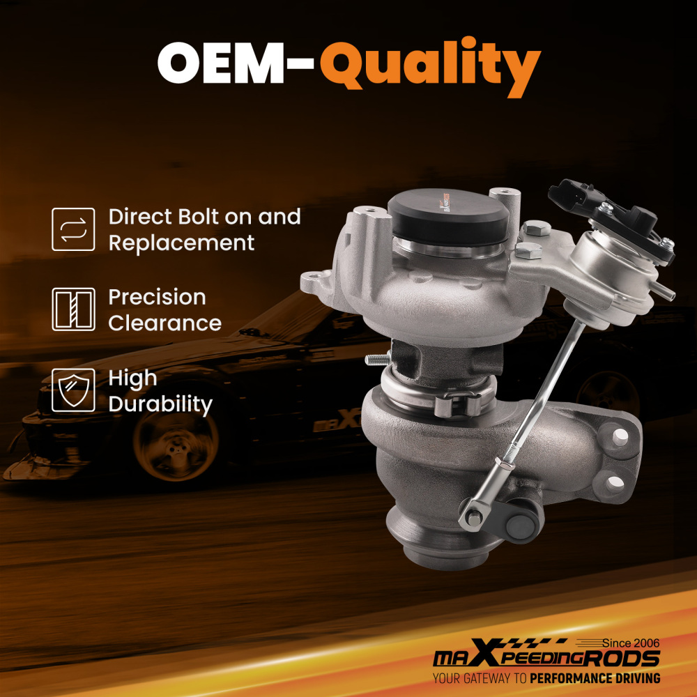 Turbocompresseur compatible pour Citroen BERLINGO/CAMIONNETTE/C-ELYSEE 1.6 HDi 75 1560 compatible pour ccm