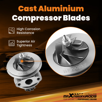 Turbocharger Cartridge CHRA compatible pour Citroen BERLINGO/CAMIONNETTE/C-ELYSEE 1.6 HDi 75