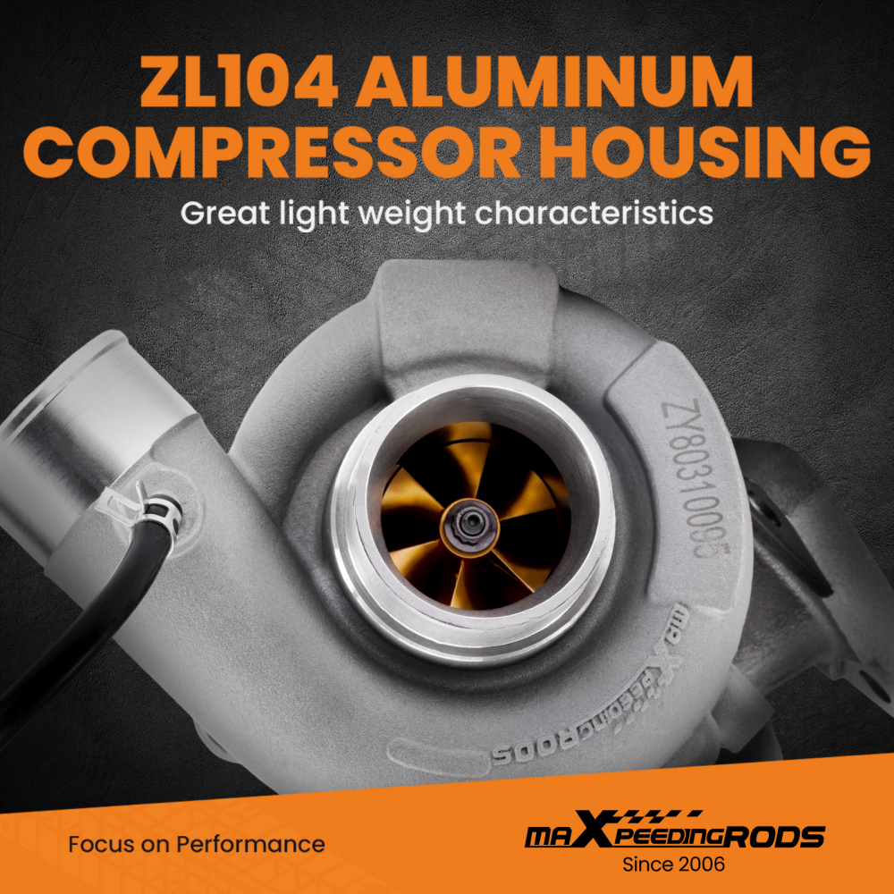 Billet Compressor Wheel Street Performance Turbocharger compatible for Subaru Forester Impreza 2.0L 58T DOHC Turbochaged