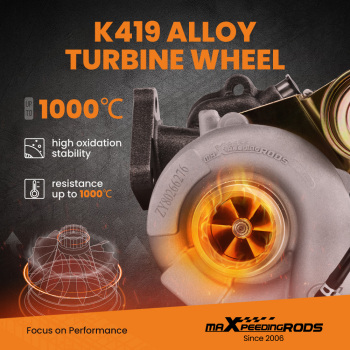 Turbocompressore compatibile per Subaru Impreza GFC 2.0 l 58T 85KW, 115PS 14411AA5329L