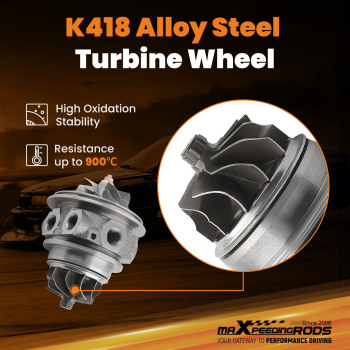 Turbo CHRA Cartridge compatible for Chevy Chevrolet Camaro Malibu Cadillac ATS compatible for CT6 2.0L