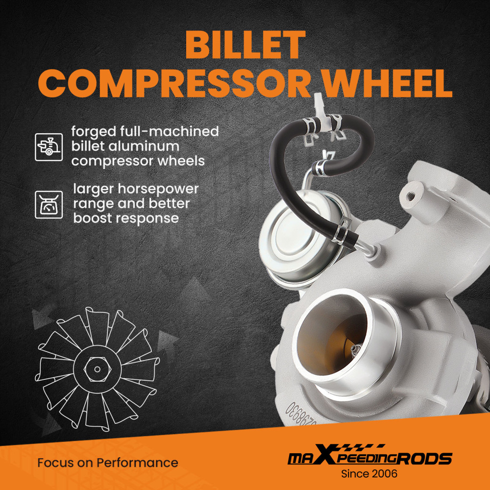 TD04L Billet Turbo Turbocharger compatible for Subaru Impreza WRX Outback 2.5L EJ255