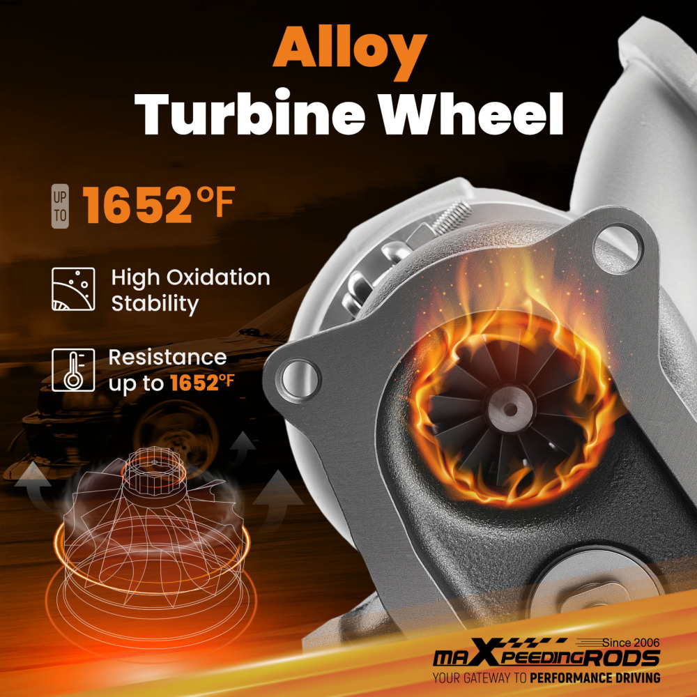 Turbocharger TD04L 49477-04000 compatible for Subaru Forester Impreza WRX EJ255 2.5L TD04