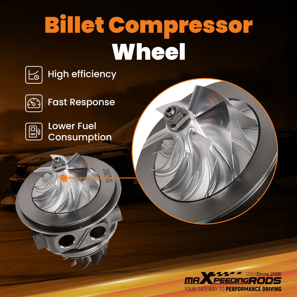 Turbocharger Cartridge compatible for BMW 1er 2er 3er 4er B48/B20 Billet Wheel 49477-09201