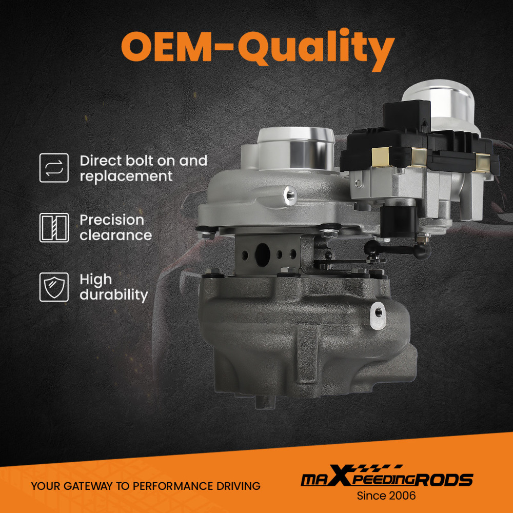 BV45 Turbo Turbocharger compatible for Nissan Navara Pathfinder 2.5 dCi 140Kw YD25DDTI