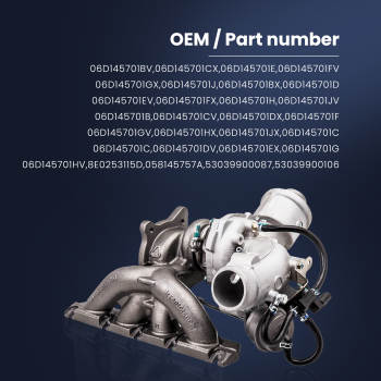 Turbo Turbocharger Compatible for Audi A4 2.0T B7 BUL BWE K03 2005 2007 2008 2009