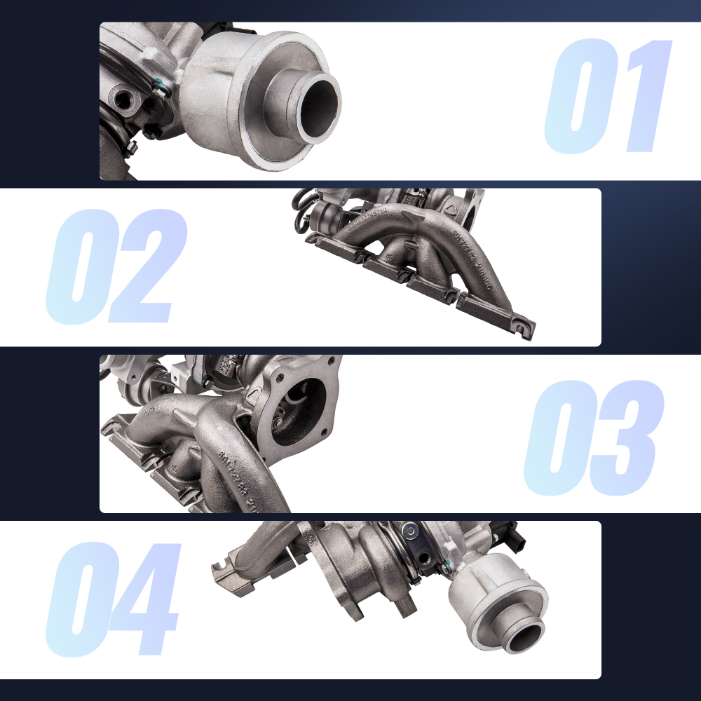 Turbo turbocompresseur compatible pour Audi A4 2.0 T B7 BUL BWE K03 2005 2007 2008 2009