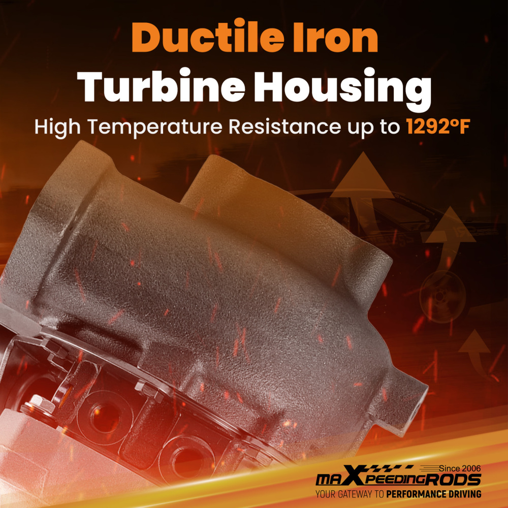 Turbocharger compatible for Hyundai Starex CRDI 170HP D4CB 16V 07- 53039700127 Up to 170HP