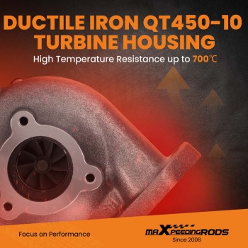 Turbocharger compatible for Hyundai Starex CRDI 170HP D4CB 16V 07- 53039700127 Up to 170HP