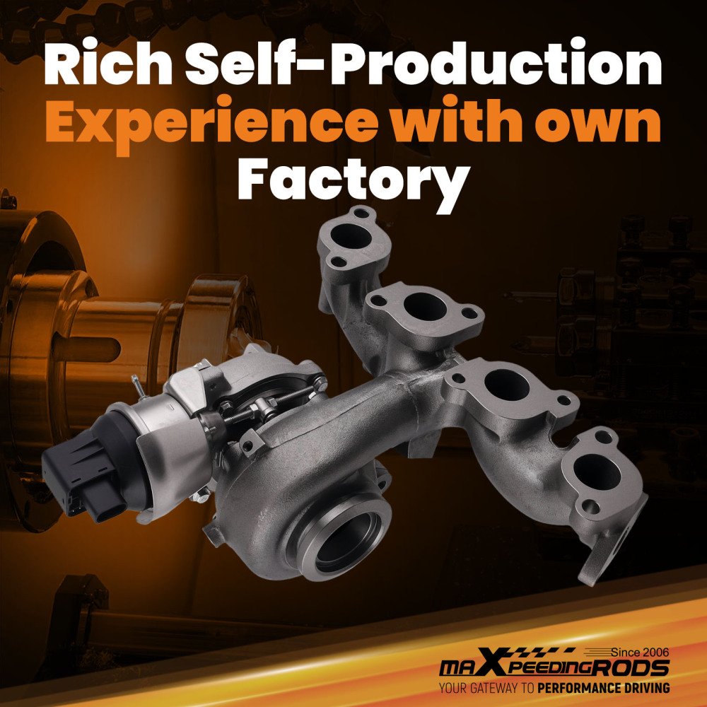 Turbocharger Turbo compatible pour VW EOS compatible pour GOLF VI PASSAT B6 TIGUAN 2.0 TDI 53039880139 NEW