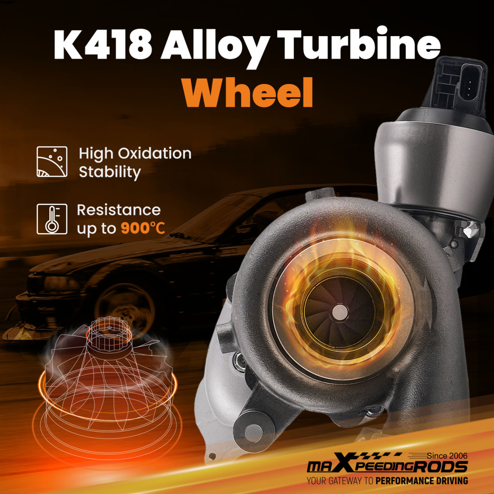 Turbocharger Turbo compatible pour VW EOS compatible pour GOLF VI PASSAT B6 TIGUAN 2.0 TDI 53039880139 NEW