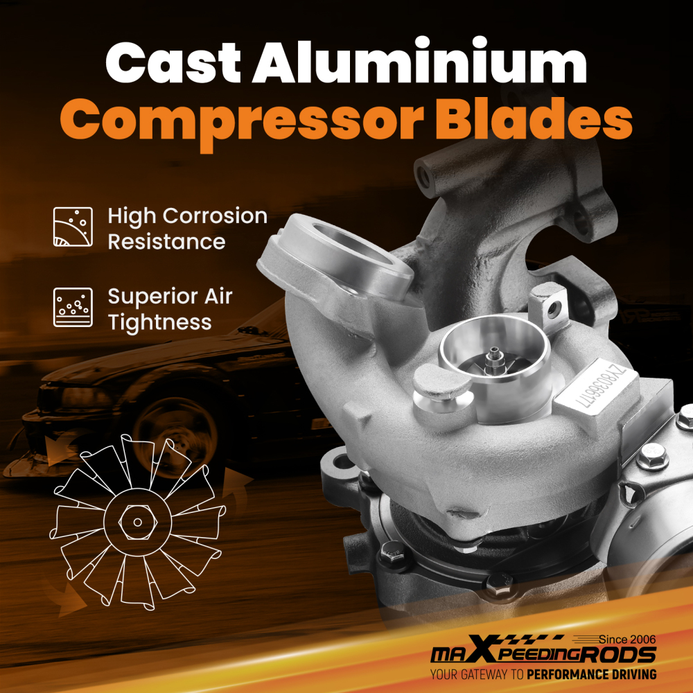 Turbocharger Turbo compatible for VW Audi A3 2.0 TDI 103kw CBAB CBDA CBDB CBAA