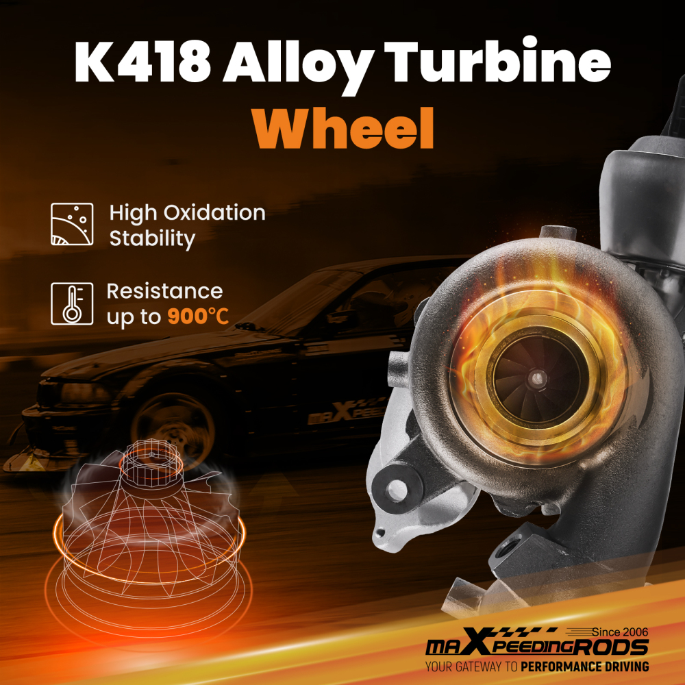 Turbocharger Turbo compatible for VW Audi A3 2.0 TDI 103kw CBAB CBDA CBDB CBAA