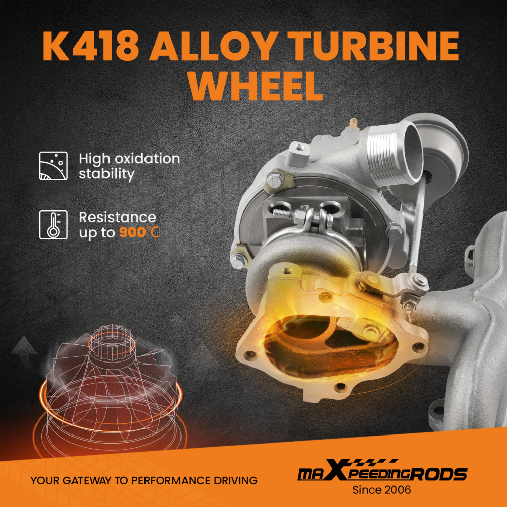 k03 Turbo compatible for Volkswagen VW Eos TSI 1.4 P CAVD engine 08-11 158hp turbocharger