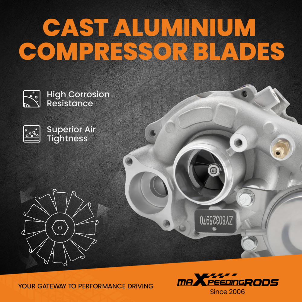 k03 Turbo compatible for Volkswagen VW Eos TSI 1.4 P CAVD engine 08-11 158hp turbocharger