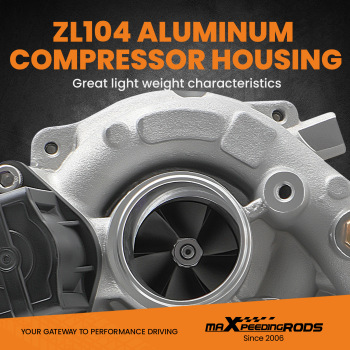 Turbo compatible for VW Golf Polo Scirocco compatible for Seat Ibiza-5 Alhambra 1.4TSI K03 Turbocharger