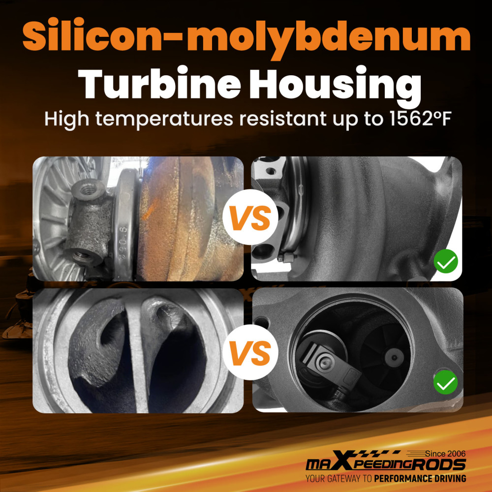 New Billet Turbo compatible for Ford Fusion SE Escape compatible for Lincoln MKC 2.0 EcoBoost l4 17-20